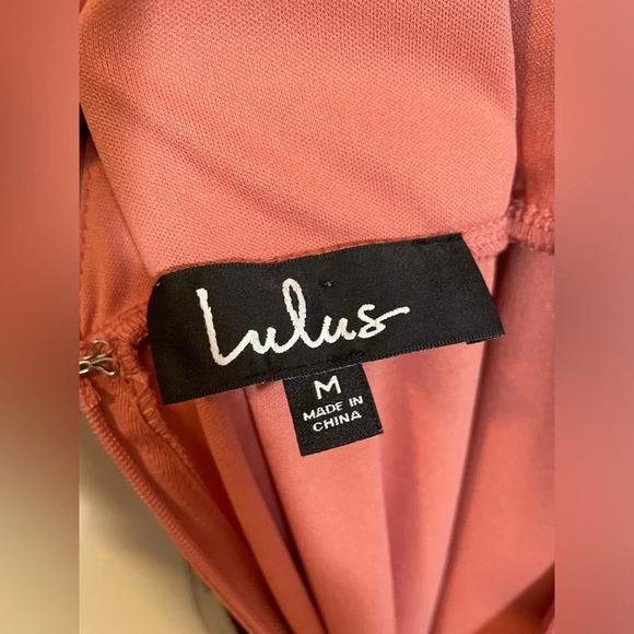 NWT Longing for You Rose Lace Short Flutter Sleeve Maxi Dress Size Medium - Picture 4 of 11